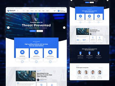 Blackcats - Cyber Security Web Design branding business clean concept creative cyber security design emergency figma logo minimal photoshop safety security type typography ux vector web website