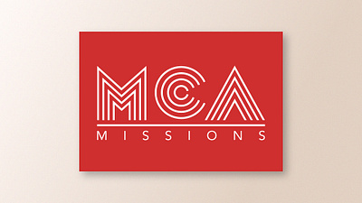 MCA Missions Logo branding design graphic design illustration logo print printed vector