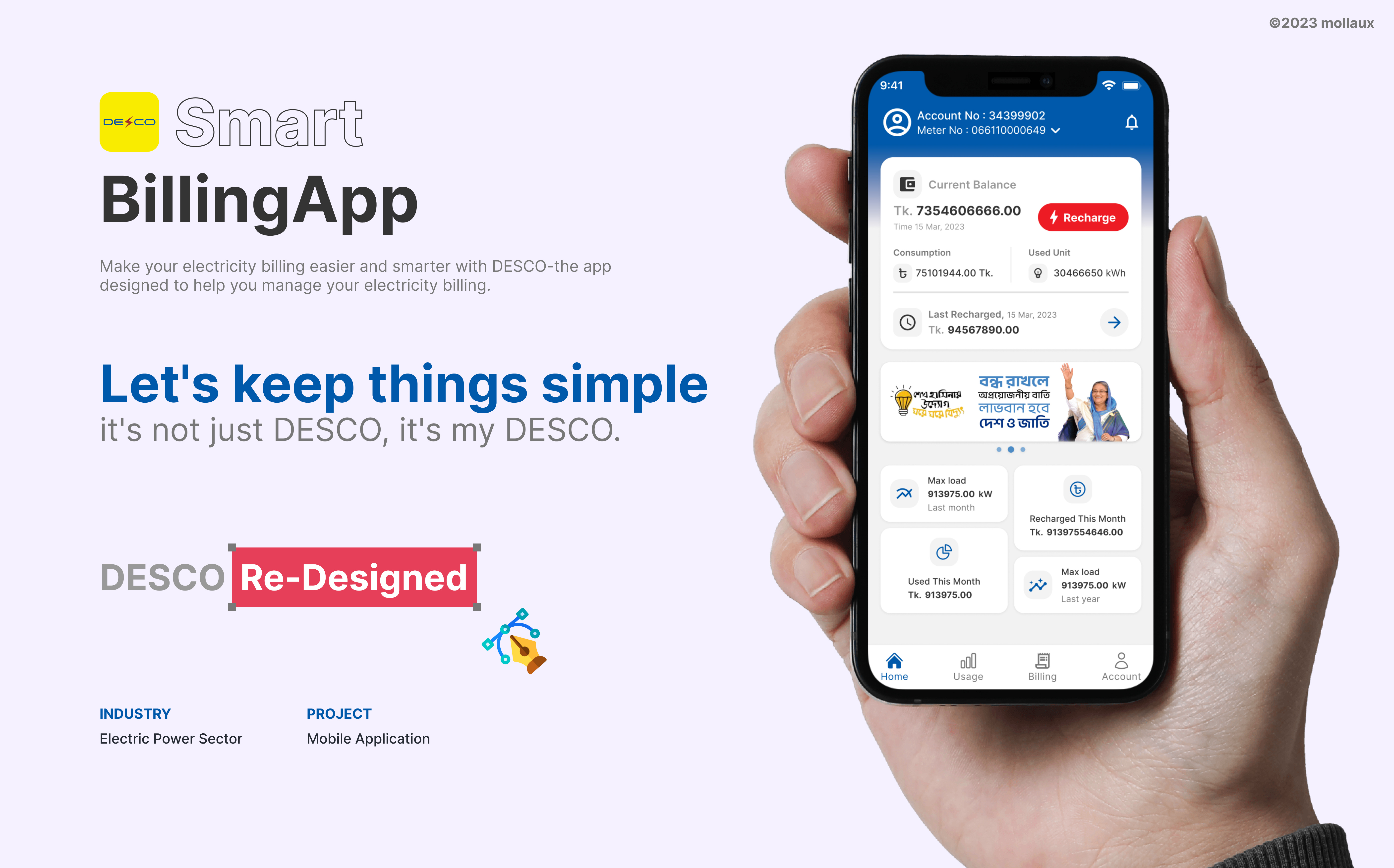 Example of Custom Mobile App UI/ UX Design