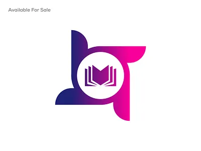 Book icon, modern logo b logo book book icon book logo brand design brand identity branding creative logo gradient icon illustration letter logo logo logo design logo designer logo maker logo mark logo type modern logo symbol