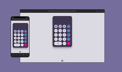 Calculator UI Design app app design design javascript scss ui ui design ux uxui