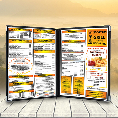 Restaurant Menu Book or Digital Menu Board, food flyer by Md Jannatul ...