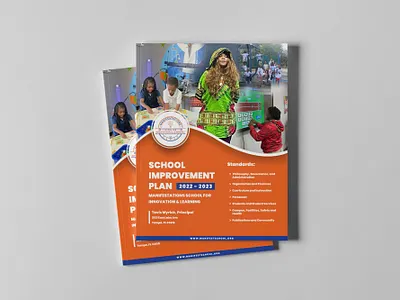 School Improvement Plan Design adobe indesign document design graphic design lead magnet pdf design