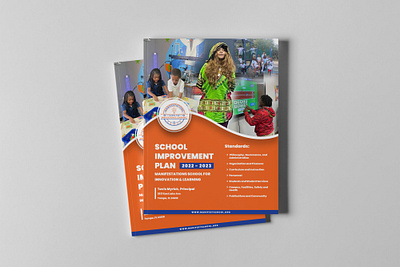 School Improvement Plan Design adobe indesign document design graphic design lead magnet pdf design