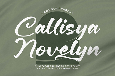 Callisya Novelyn - Modern Script Font logo