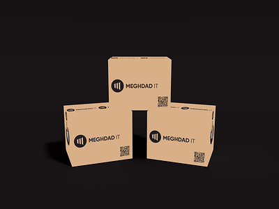 MeghdadIT rebranding- carton branding cartoon design graphic design illustration logo minooakbari