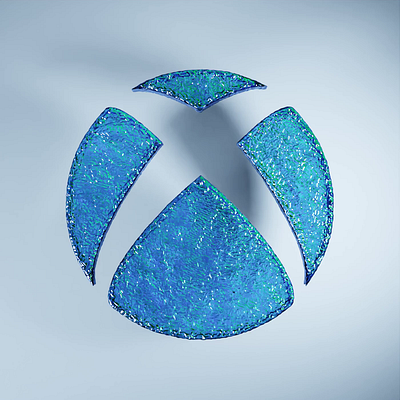 Xbox logo 3d 3d animation 3d art abstract aniumation b3d blender blender3d cloth cyclesrender graphics houdini houdini fx houdini sidefx logo motion graphics render vellum cloth
