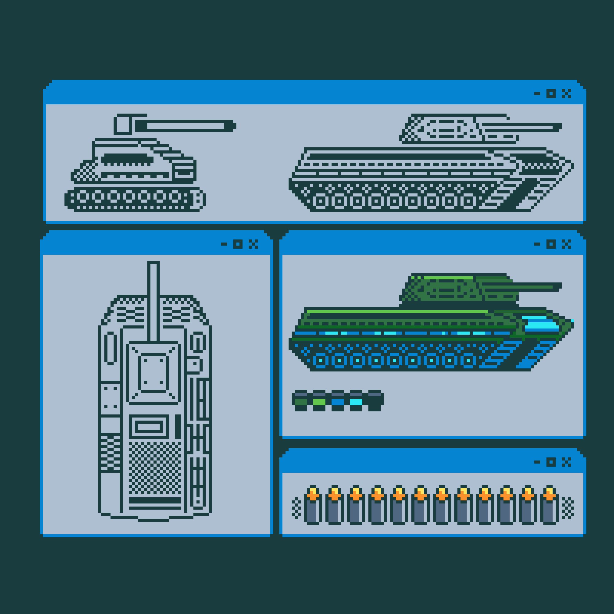 Tank 16 bit 8 bit bit branding design graphic design illustration logo pixel ui