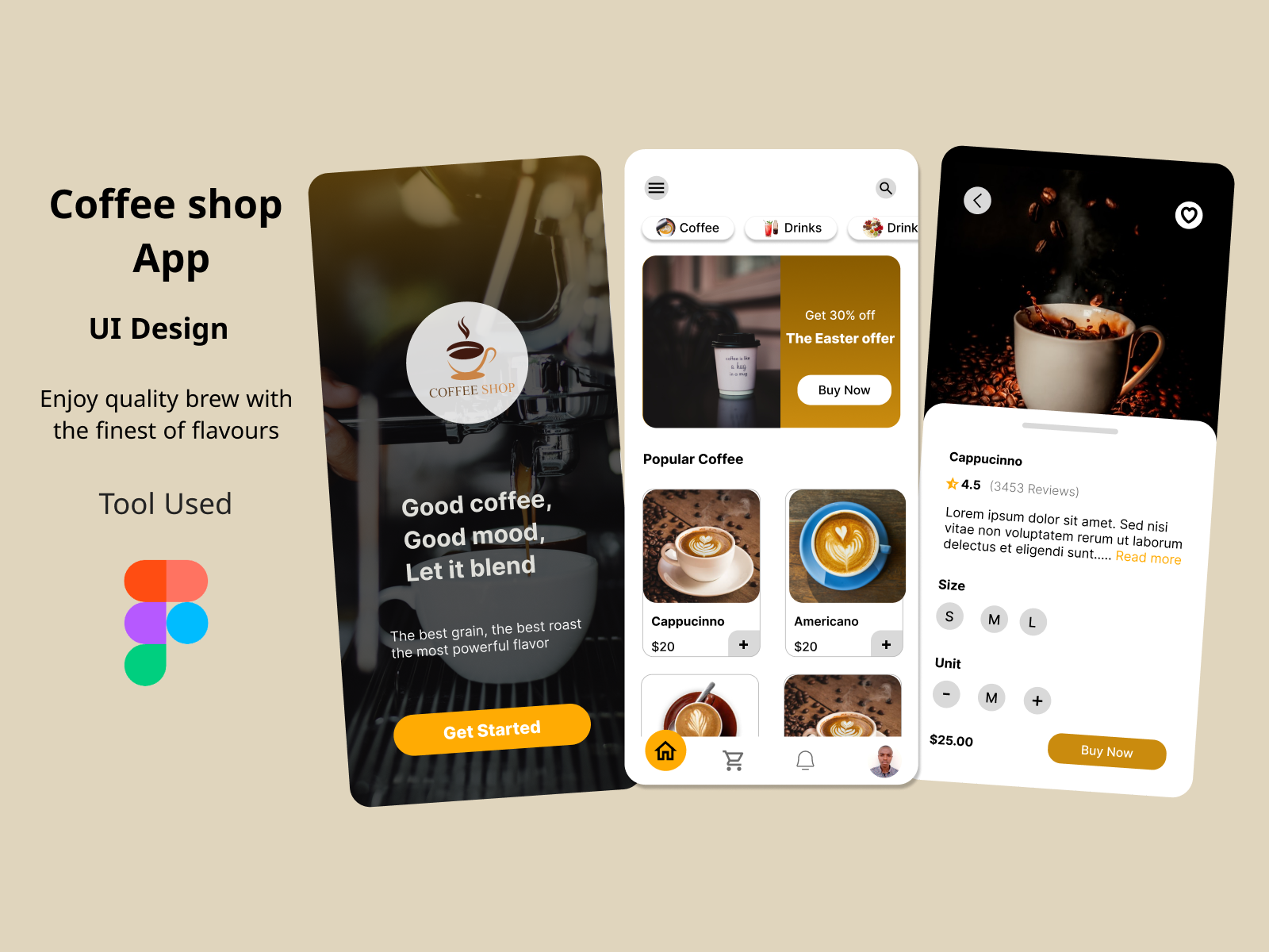 Coffe shop app design by RICHARD GACHUHI on Dribbble