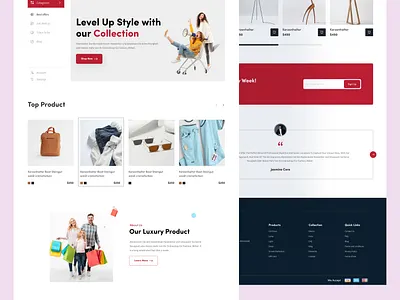 eCommerce Websites Design ecommerce ui