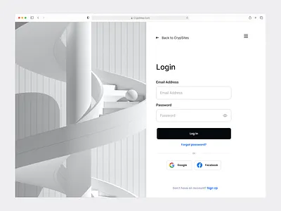 Sign Up/Sign In Page b2b create account design graphic design landing page log in login responsive view sign in sign up sign upsign in page signin signup ui web app design web design website