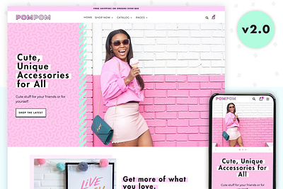 PomPom: Pink Shopify Theme shopify themes