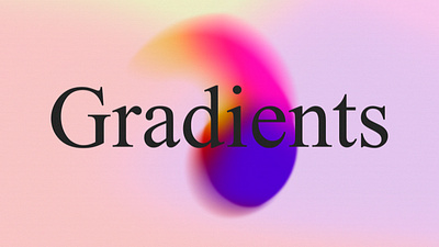 Gradient shape background with text hologram