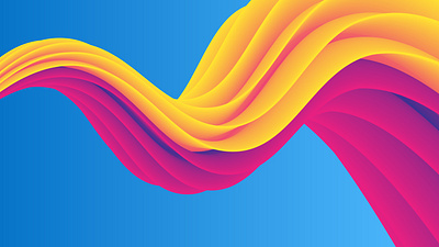 Abstract colorful wave background pattern