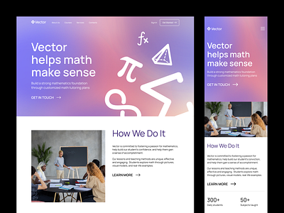 Vector - Homepage branding business clean clean design design flat illustration logo minimal ui