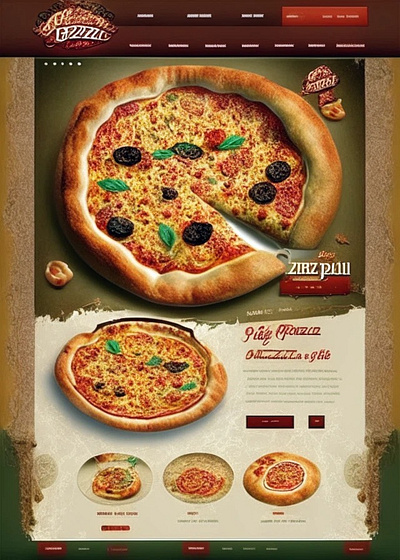 Pizza Poster Design 2023 3d 3d design banner design figma graphic design logo trend ui website website design