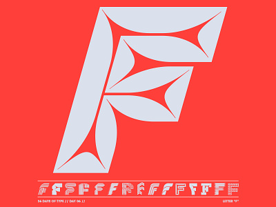 36 Days of Type / F 36daysoftype adobe design illustration illustrator lettering logo typography vector