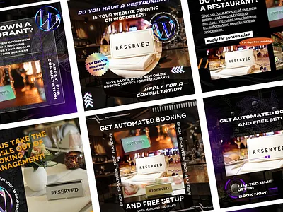 Advertising banners for IT ads advertising banners design graphic design it social media