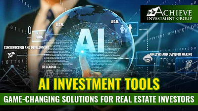 AI Investment:Game-Changing Solutions for Real Estate Investor financial freedom multifamily investing passive real estate investing