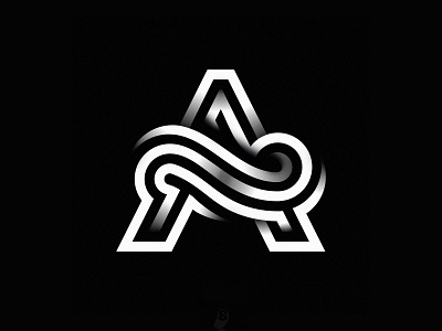 A a letter logo