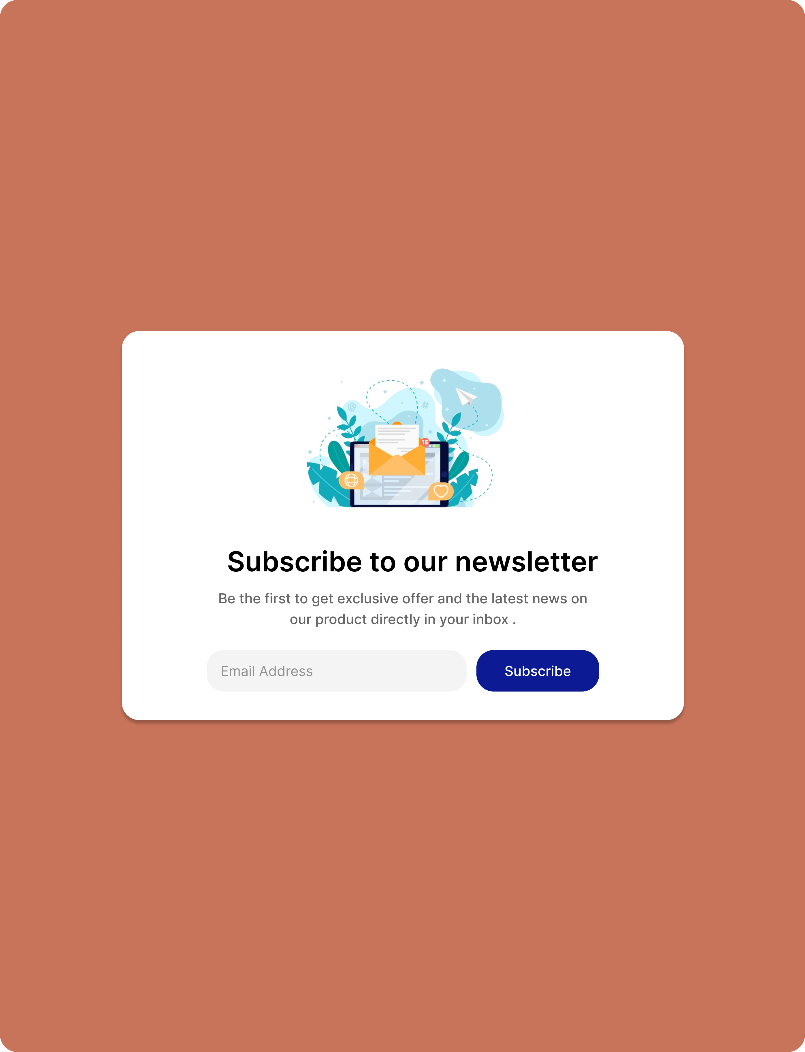 Subscribe page design graphic design typography ui user interface visual design