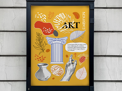 #3 Ancient Greece in Modern Art ancient greece art art gallery art of sculpture banner collage contemporary design exhibition greek gypsum inspiration layout modern art nostalgia poster posters sculpture template wall art