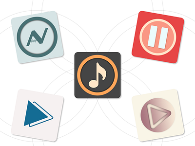 Audio & Video Player App Icon admin app app icon app icon design app logo app logo design audio player app icon branding design icon icon design logo new app icon new design new icon new logo ui ux vector video player app icon