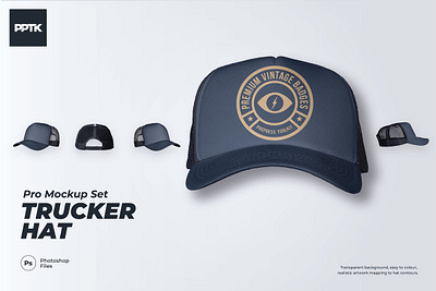 Trucker Hat Mockup branding design graphic design hat design hat mockup illustration mockup mockups