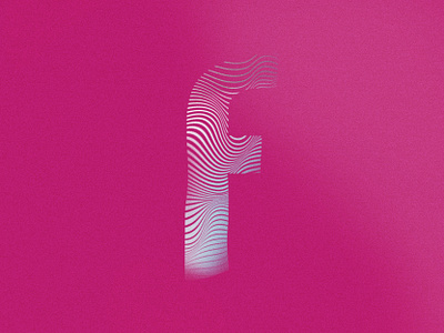 Letra F 36daysoftype 36daysoftype10 branding creative design f gradient grain graphic design illustration illustrator letra f letter f lines photoshop type design type designer typography wave waves