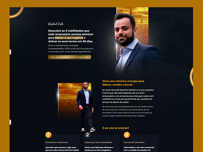 Landing page - Raphael Costa branding lading ladingpage landing landing page marketing pagina de venda