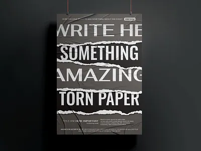 Typography Poster Series a3 a4 cine cinema design digital editorial illustration illustrator impact movie pdf poster print template typo typographic vector