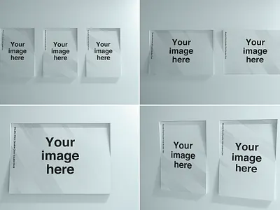 Inclined Louver Wall Poster Mockups design effect event flip horizontal inclined mockup movement movie moving object poster presentation psd smart style vertical wall