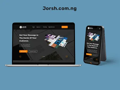 Printing Service Landing Page landingpage ui uiux webdesign