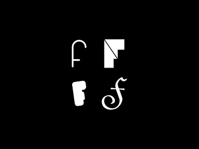 Letter F lettering type typography