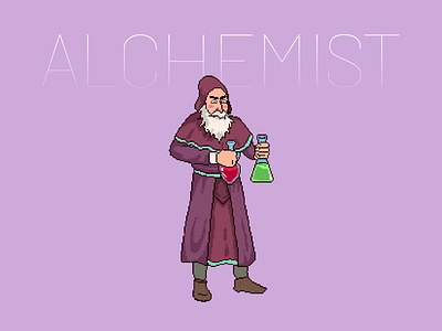 Alchemist PixelArt animation game illustration pixel art pixelart