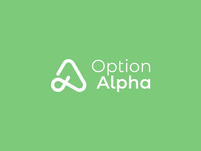 Option Alpha | Logo Design alpha branding clever construction corporate design geometric logo geometry graphic design icon investments letter line logo logo design logotype minimalist monogram shape triangle