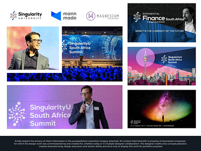 Singularity University Summit Events branding design graphic design illustration typography vector