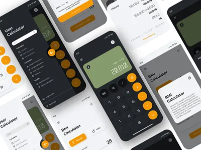 DailyUI 004 #Calculator Design app branding calculator challenge dailyui dailyuichallenge design illustration logo mobile app mockup ui uiuxdesign ux vector website