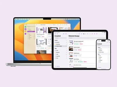 Creativit App app design app for ios app ui design design for macos digital design ios app ios app design ios app design ui ios app ui ios app ui design macos app macos app design mobile app design mobile app ui product design ui ui for ios ui for macos app uiux