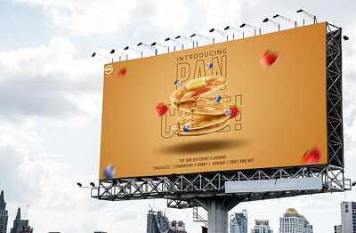 The Mouth-Watering Design of Our Signature Pancakes branding desserts graphic design logo marketting pan cakes product launch sweet