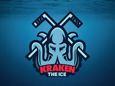 Kraken Mascot logo by Alec Des Rivières on Dribbble