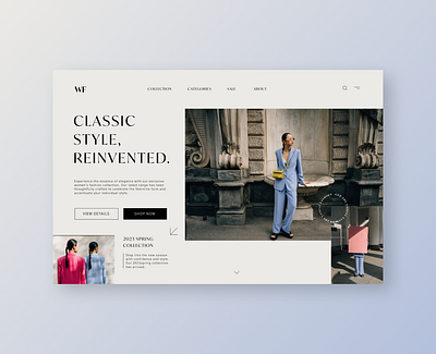 Woman Fashion Website adobe xd fashion figma interface ui ux web design website woman clothing