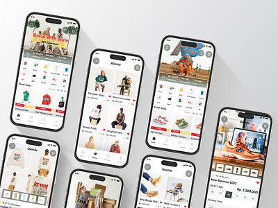 Ecommerce - Mobile App app design e commerce ecommerce app ecommerce mobile app fashion fashion app marketplace mobile mobile app online shopping online store sell shoes shop shopify shopping shopping app store ui ux