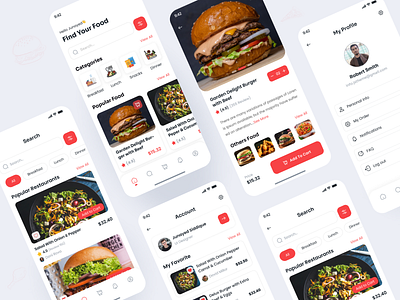 Restaurant Mobile App Design app design mobile app shopping service app trending design web design