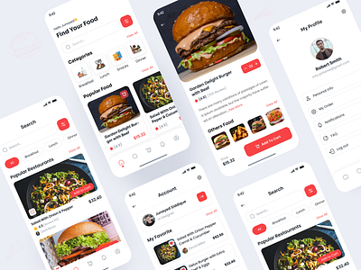 Restaurant Mobile App Design by Junayed Siddique on Dribbble