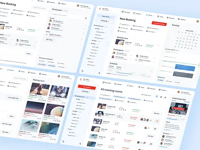 Book a room 📅 booking corporate portal dashboard desktop figma hr hrtech intranet schedule ui ui design
