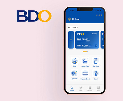 Case Study: Redesign BDO Mobile Banking App application design graphic design product ui ux