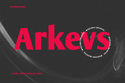 Arkevs Semi Serif Display Font animation branding design font fonts graphic design illustration logo nostalgic