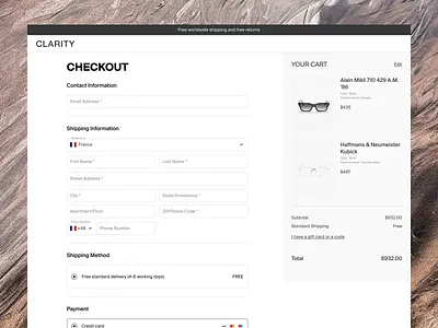 Eyewear E-commerce Shop Design about confirnation design design studio e commerce ecommerce eyewear graphic design product shop shopping cart store typography ui uiux