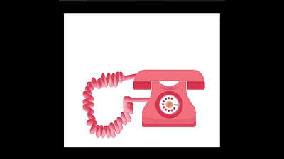 Mid-century Rotary Telephone 3d animation branding build dailyui design designdrug figma graphic design illustration landline logo mid century motion graphics telephone ui ux watchmegrow